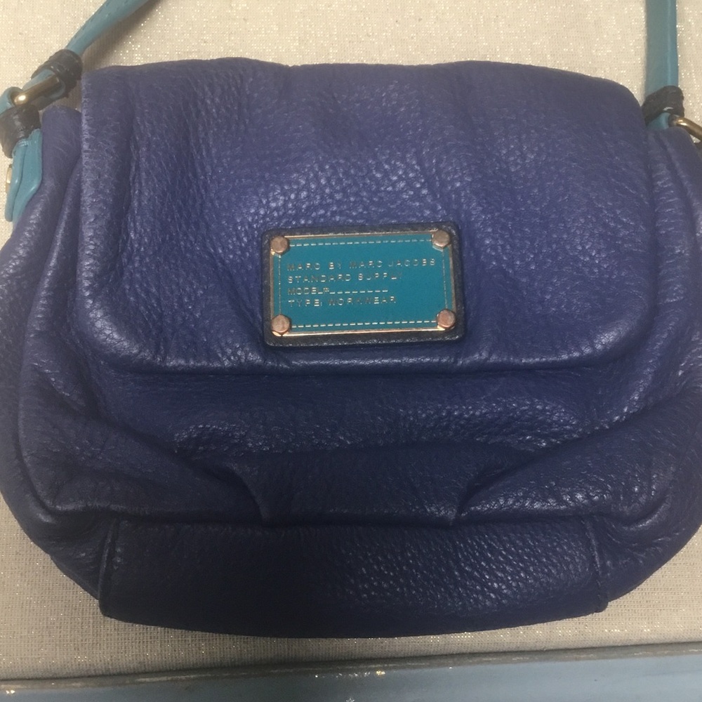 Marc by Marc Jacobs Blue Crossbody with Teal Strap - Picture 2 of 6